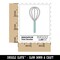 Whisk French Whip Cooking Baking Waterproof Vinyl Phone Tablet Laptop Water Bottle Sticker Set - 5 Pack